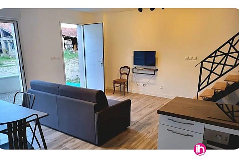 Location de meublé : SAINT-VULBAS : Maison 2 personnes - 2 chambres, Saint-Maurice-de-Gourdans