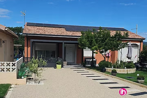 Location de meublé : Cruas : maison 3 pers, 3 chbres,terrasse,jardin - Savasse