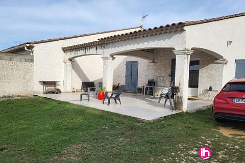 Location de meublé : TRICASTIN : maison 5 personnes - 3 chambres, jardin & parking - Mondragon