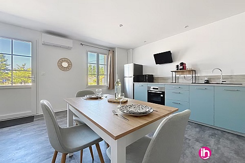 Location pour salarié en déplacement de meublé : BLAYAIS, T2 paisible jacynthe , ANGLADE